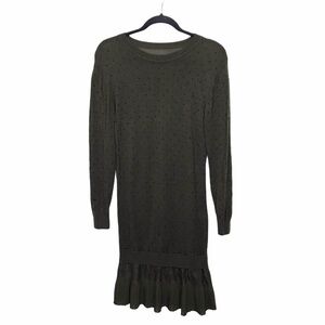 Grace Continental 100% Wool Beaded Sweater Dress